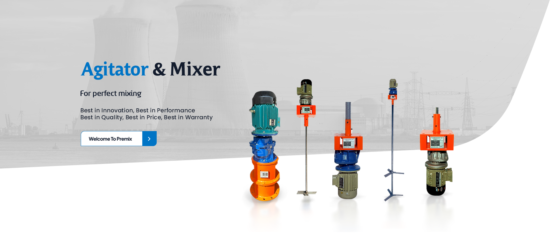 Premix Technologies industrial agitator dosing pump and chemical dosing system manufacturer in India